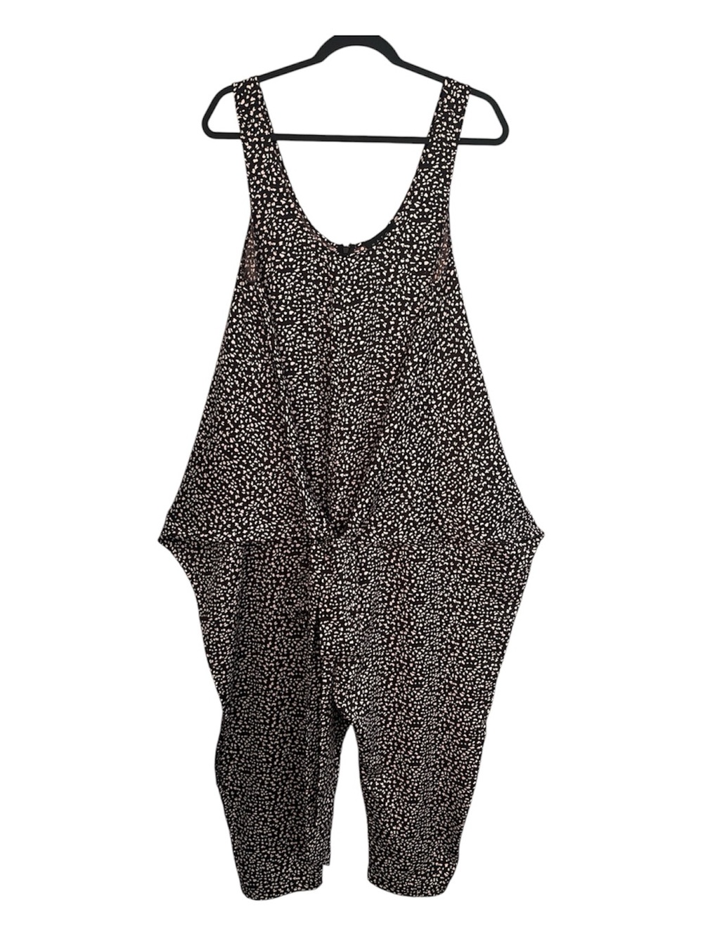 Hatch Drapey Wrap-Around Jumpsuit Women’s 1 US 4-6 Black Blush Cheetah Maternity